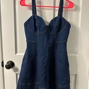 Lulu's Dark Blue Mini Dress
